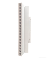 Grille lumineuse pliable moderne ETL CE RCM, système de rail magnétique en aluminium LED intelligent Zigbee, noir et blanc, DC48V, CRI90, pour la maison et le bureau