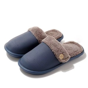 Nouvelle Collection Automne Hiver – Mules Décontractées en Coton Amovibles, Chaudes, à Semelle Épaisse en <span class=keywords><strong>EVA</strong></span>, pour Couples, en Peluche – Vente en Gros - Product Image 1