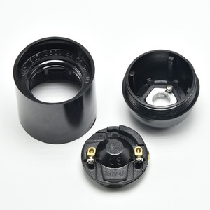 Giá Đỡ Đèn Bakelite Màu Đen Ổ Cắm Đèn Cổ E26 E27 Để Treo Phụ Kiện Đèn - Product Image 2