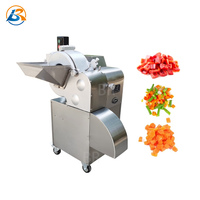 Soorten groenten, gesneden paprika's, aardappelen, tomaten, snijmachine, commercieel, automatisch, fruit, allemaal geleverd, BR fruitsnijder