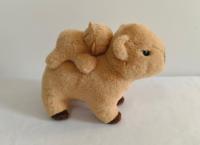 Vente en gros de peluche capybara mignon avec bébé capybara animal en peluche doux pour cadeaux de fête des mères et décoration de chambre