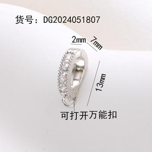 CZ con ciondolo <span class=keywords><strong>a</strong></span> foro grande, - Product Image 4