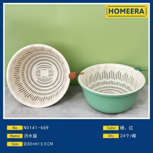 Cesto di drenaggio in plastica multicolore 30x135cm all'ingrosso secchio da cucina - Product Image 1