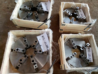 Mandrin manuel auto-centrant à 4 mors HY Precision en acier pour tour