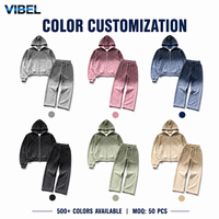 Ensembles de survêtements vintage délavés à l'acide pour hommes, streetwear 100 % coton avec strass, joggers Y2K, tenues de sport pour hommes