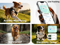 GPS Inteligente para Mascotas con Rastreo 24/7, Diagnóstico Veterinario por IA, Geocerca, Vista Multi-Mascota, 4G, Monitor de Salud IOS/Android, Silicona Impermeable