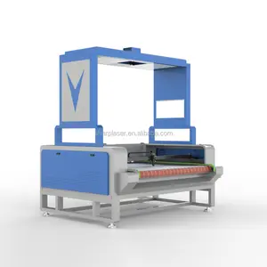 scan feeding 130w 1810 camera asynchronous laser cutting machines for sublimated textile