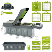 Nieuwe product handleiding aardappel ui snijder groentesnijder spiraalsnijder mandoline groentesnijder set groentehakker