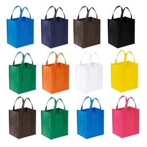 Foldable Non Woven Tote <b>Bag</b> Large Capacity <b>Reusable</b> <b>Shopping</b> <b>Bag</b> Travel Outdoor Handbag Pouch Storage Organizer - Product Image 2