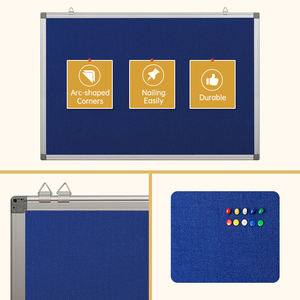 Tableau blanc décoratif personnalisé pour salle de classe avec une excellente visibilité et durabilité <span class=keywords><strong>Cadre</strong></span> en aluminium Tableau d'affichage et tableau d'affichage en tissu - Product Image 3
