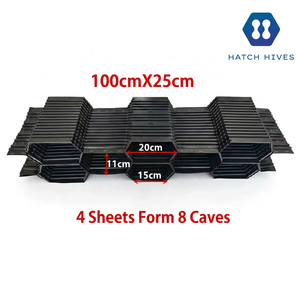 HatchHives - Abri professionnel pour crevettes et maison pour crabes - Nid de reproduction empilable en PVC durable et écologique pour l'élevage à grande échelle - Product Image 3