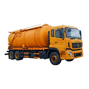 20CBM Sewage Vacuum Truck Dongfeng 6×4 Chassis with Cummins 375HP, 3 Axle 10 Tire Waste <b>Suction</b> Vehicle for Africa Market - Product Image 1