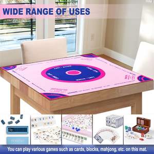Alfombra de juego de Mahjong personalizada con MOQ bajo directo de fábrica, mesas de viaje cuadradas, azulejos Ma Jiang, alfombra de póquer para el hogar con respaldo de goma - Product Image 3