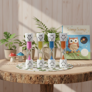 <span class=keywords><strong>Sablier</strong></span> rotatif mignon pour 1/3/5 <span class=keywords><strong>minutes</strong></span>, minuteur de brossage des <span class=keywords><strong>dents</strong></span> pour enfants, minuteur dentaire de dessin animé pour clinique et maison - Product Image 2