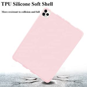 Étui fin pour tablette avec support magnétique pour stylet, <span class=keywords><strong>coque</strong></span> intelligente en TPU magnétique pour <span class=keywords><strong>iPad</strong></span> Air <span class=keywords><strong>5</strong></span> Pro 11 10e génération 2022 Ultra - Product Image 5