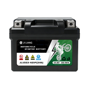แบตเตอรี่ลิเธียม 12V 3ah สำหรับมอเตอร์ไซค์ แบตเตอรี่สตาร์ทมอเตอร์ไซค์ 12V 3Ah 4Ah 5Ah 6Ah - Product Image 1