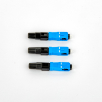 Conector Rápido de Fibra Óptica CATV Monomodo de 55 mm HC01 c SX SC UPC para Montaje en Campo, Sin Fusión