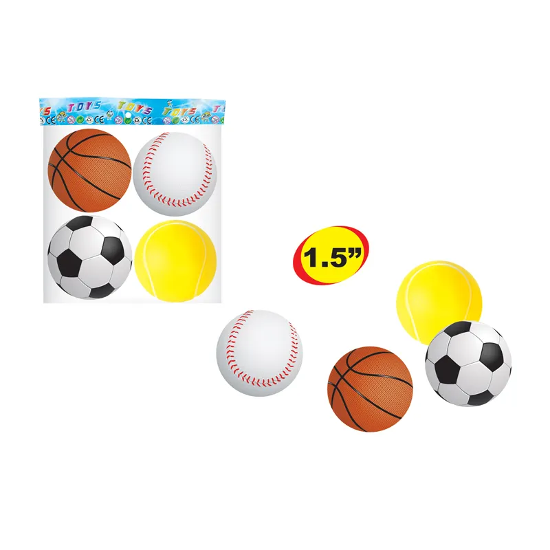 PU Stress Ball Anti stress Sport Football Basketball Kid Soft Squeeze Fidget Toy alleviare lo Stress Reliever Ball