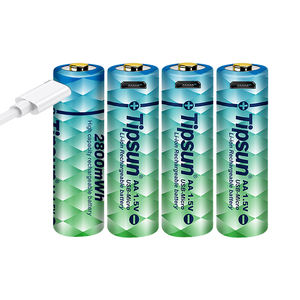 800mWh 1,5 V li ion pilas recargables micro aaa usb aufladbare batterien - Product Image 1