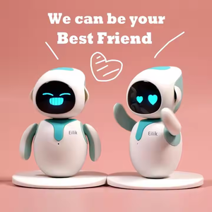 <span class=keywords><strong>Eilik</strong></span>-Robot mignon pour animaux de compagnie avec des émotions abondantes, des animations et des mini-jeux, votre compagnon interactif tactile de bureau parfait - Product Image 4