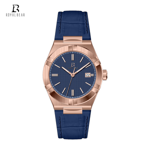 Correa de reloj de cuero genuino, relojes de pulsera automáticos impermeables, movimiento de reloj para hombre, relojes personalizados para hombre - Product Image 2