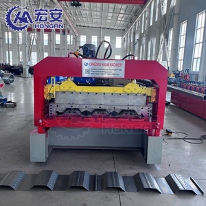 เครื่องขึ้นรูปพื้นเหล็กอัตโนมัติพร้อมระบบ PLC และเกียร์บ็อกซ์ - Product Image 3