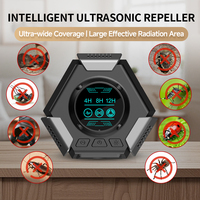 Répulsif à ultrasons pour insectes pour usage en ferme intérieure, matériau ABS, portée de 100-150 m, B03, fabriqué en Guangdong, garantie 1 an, sans contrôle par application