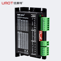Driver Motor Stepper UML245R 24-70V DC 0.1-5A Modbus-RTU RS485 untuk Motor Stepper 2 Fasa 1.8 Derajat Nema 8 11 14 17 23 24 34