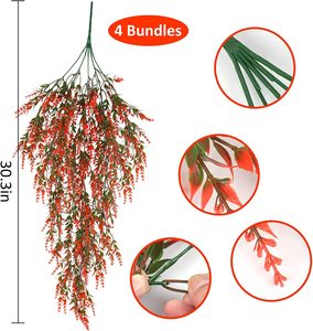 Mur végétal artificiel suspendu en plastique, décoration murale verte de 30 pouces pour la maison, la cuisine, le jardin, le <span class=keywords><strong>bureau</strong></span>, utilisation intérieure/extérieure - Product Image 5