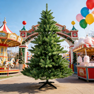 Sapins de Noël en <span class=keywords><strong>sapin</strong></span> de qualité supérieure, sensation naturelle, 90 cm, 120 cm, 150 cm, 180 cm, 210 cm, 240 cm, avec support métallique - Product Image 3