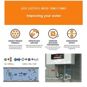 Aquosoftener Dispositivo Magnetico Elettronico Anti-Calcare a Morsetto per Tubi, Apparecchio per il Trattamento dell'Acqua e la Protezione da Incrostazioni - Product Image 4