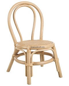 Chaise pour enfants en rotin fait à la main rustique pour pépinière, école et événements | Meubles pour enfants tissés écologiques pour la fête d'anniversaire - Product Image 5