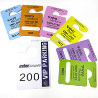 Impression personnalisée de permis de stationnement en PVC de haute qualité, étiquettes suspendues, autocollants, cartes de stationnement temporaires, porte-cartes, prospectus et porte-clés