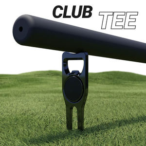 Outil de réparation de divots de golf en métal 3-en-1 personnalisé OEM avec support de club de golf et marqueur de balle - Product Image 3