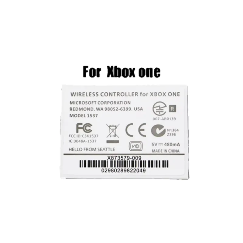 1 Uds. Para Xboxes Series S/X Skin Sticker Back Skins para Xboxes one Slim S/360/Elite Handle Label Back Sticker Controller