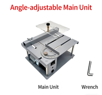 Scie circulaire de table électrique miniature industrielle DIY - Scie portative multifonctionnelle à levage pour le travail du bois 220V/110V 9000 tr/min