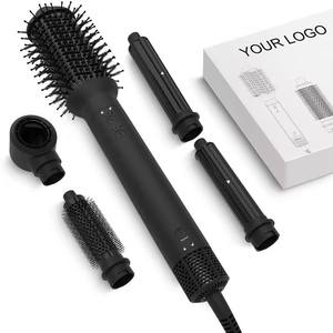 Sèche-cheveux Électrique Professionnel 5-en-1 avec Styler, 3 Températures, Barils Interchangeables, Chauffage Rapide 1000W - Usage Domestique et Hôtelier - Product Image 6