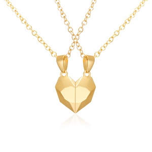 Nuovo arrivo magnetico coppia collana cuore per gli amanti delle donne e degli uomini Splice ciondolo collana catena - Product Image 5