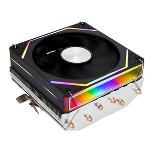 QiuzAim 컴퓨터 하향 압력 6 열 파이프 LGA 1700 사일런트 <span class=keywords><strong>CPU</strong></span> 쿨러 120mm 프리즘 ARGB PWM 팬 1150/1200/i5/<span class=keywords><strong>i7</strong></span>/i9/AM5 - Product Image 4