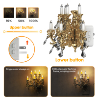 Lampe de nuit LED ZHILAI avec capteur crépusculaire, rotative à 180°, à brancher, à intensité variable, pour salle de bain