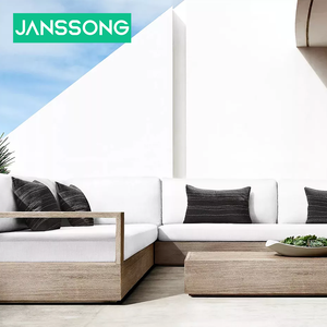 Juego de Sofás de Jardín de Madera de Teca Estilo Europeo Hecho a Medida por Fabricante Chino - Product Image 6