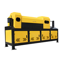 Máquina Enderezadora y Cortadora de Barras de Acero Totalmente Automática de 380V y 9kW con Sistema de Control PLC y Motor Enderezador de Varillas CNC