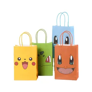 Attractive Price New Type Wholesales paper twist handle bag Kraft Custom Paper Bag With Logo