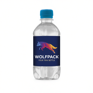 Bouteille d'eau écologique Wolfpack 330 ml, en plastique recyclable - Product Image 2