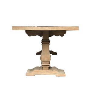 Nouvelle table de salle à manger de style moderne pour 8 personnes, en bois massif avec pieds en tréteau, pour mariage, banquet, décoration - Product Image 2