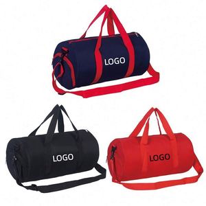 Fashion Style Custom Logo Gym Bag for Women Mens Sport Fitness Large Capacity <b>Shoe</b> Compartment With Zipper - Product Image 1