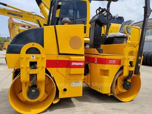 Compactador de rodillo de compactación pequeño de gasolina diésel de 9hp vibratorio de doble tambor usado mini rodillo de carretera compacto manual de 2 toneladas - Product Image 4