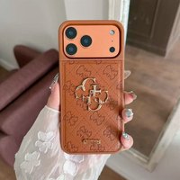 Coque de téléphone personnalisée Guess Luxury Fashion pour iPhone 17 Air 16 15 14 Plus 13 12 11 Pro Max, protection antichoc