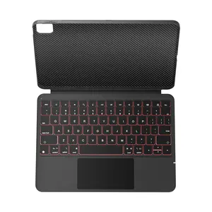 Étui pour clavier Mobile Bluetooth sans fil Portable avec pavé tactile rétro-éclairé pour Ipad Air 4 5 Pro 20 18 21 22 10.9 11 12.9 pouces couverture