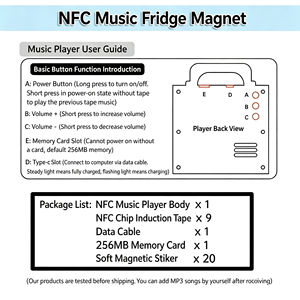 Ensemble d'aimants de réfrigérateur en forme de cassette NFC personnalisée <span class=keywords><strong>Justin</strong></span> Bieber, lecture automatique, cadeau de collection pour fans - Product Image 6